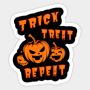 Halloween Gift Funny Saying Horror Pumpkin Sticker